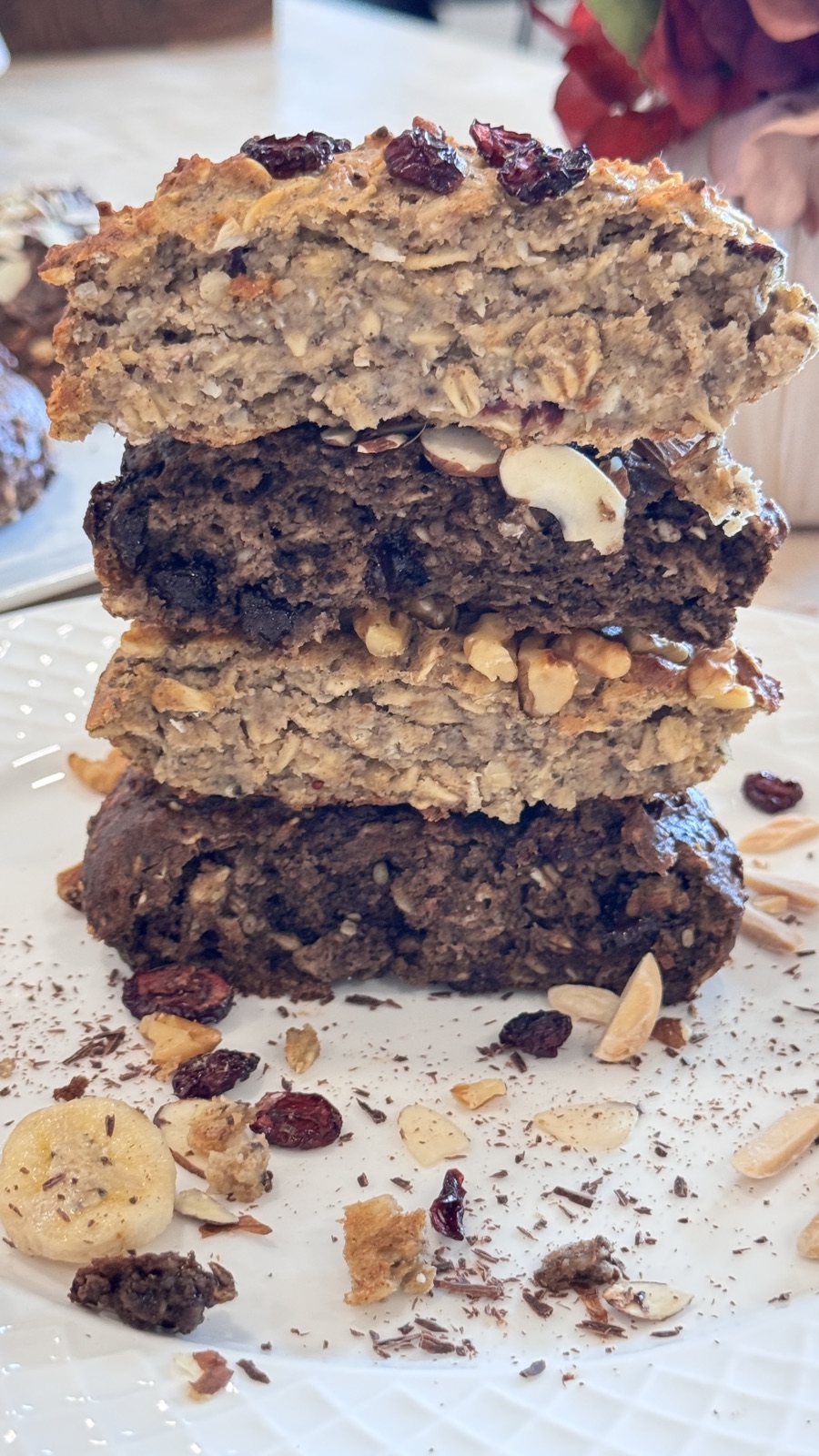 Berry-Almond Crumble: Cookie chunks + dried berries + toasted almonds