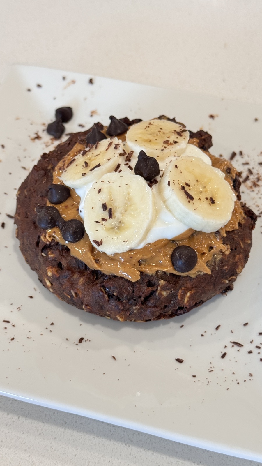 The Banana-Nut Executive: Banana + peanut butter + chocolate chips